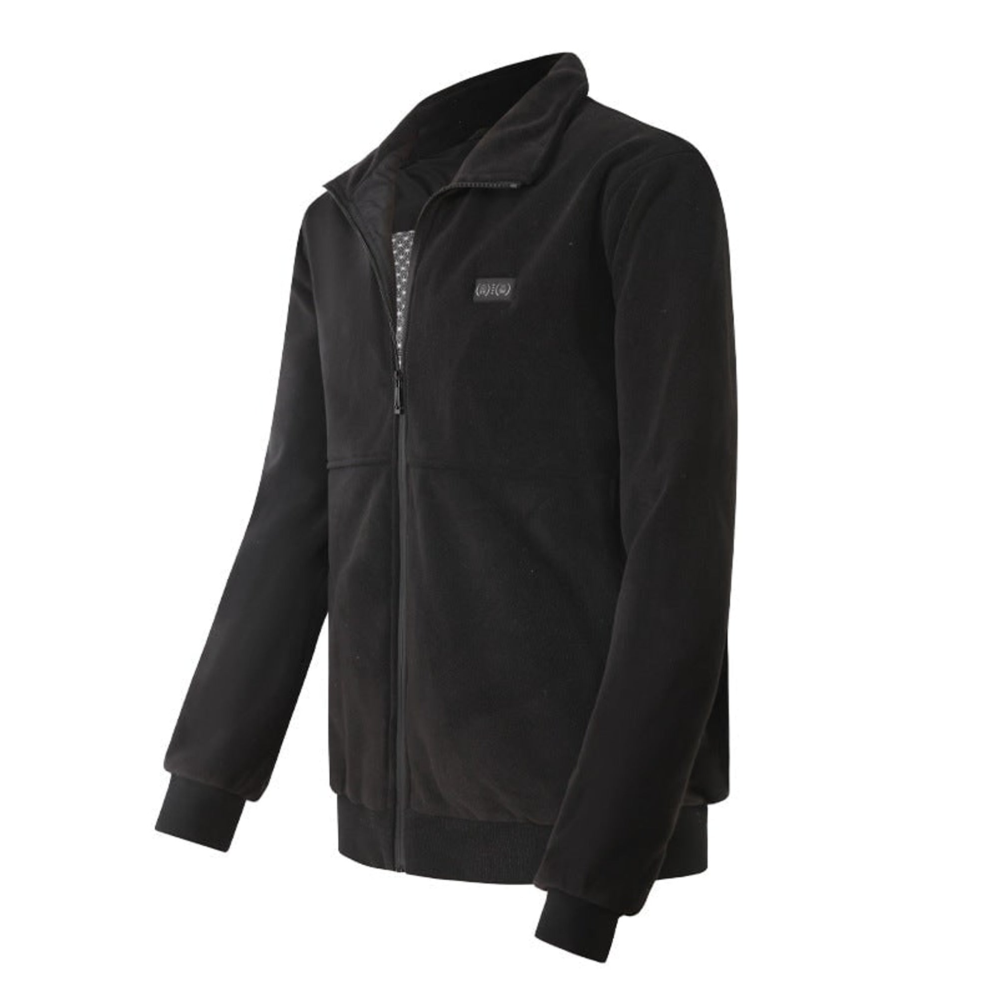Men's Heated Jacket Adjustable Full-Zip Stand Collar - Image 5