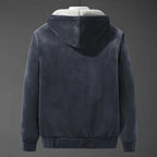 Men's Hooded Jacket with Adjustable Hood and Lining - Image 5