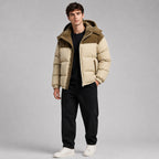 Men's Hooded Puffer Jacket with Padded Oversized Fit and Hood - Image 6
