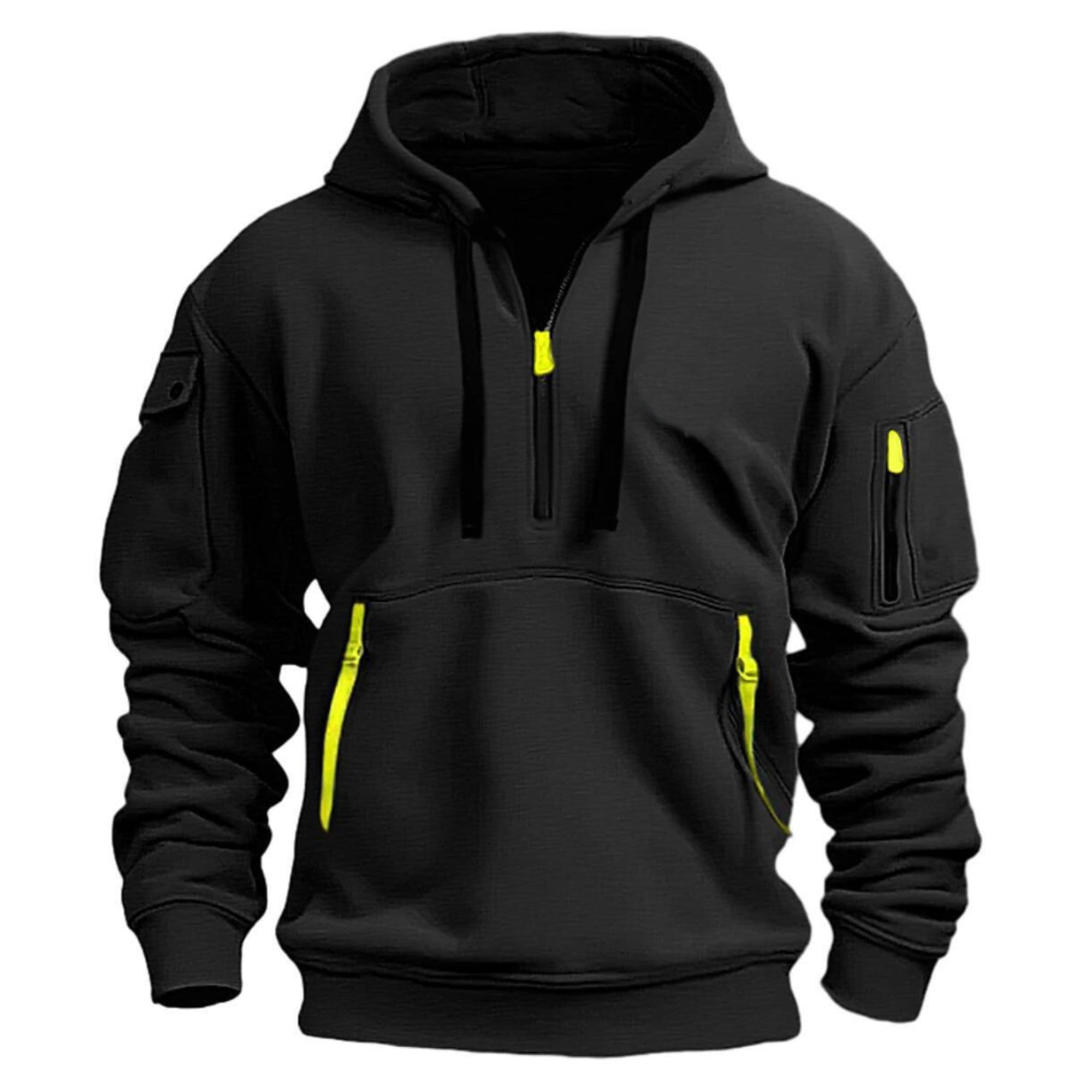 Men's Hoodie with Relaxed Fit and Pockets - Image 3