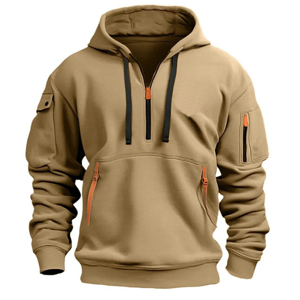 Men's Hoodie with Relaxed Fit and Pockets - Image 4
