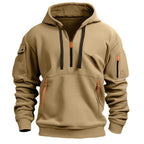 Men's Hoodie with Relaxed Fit and Pockets - Image 4
