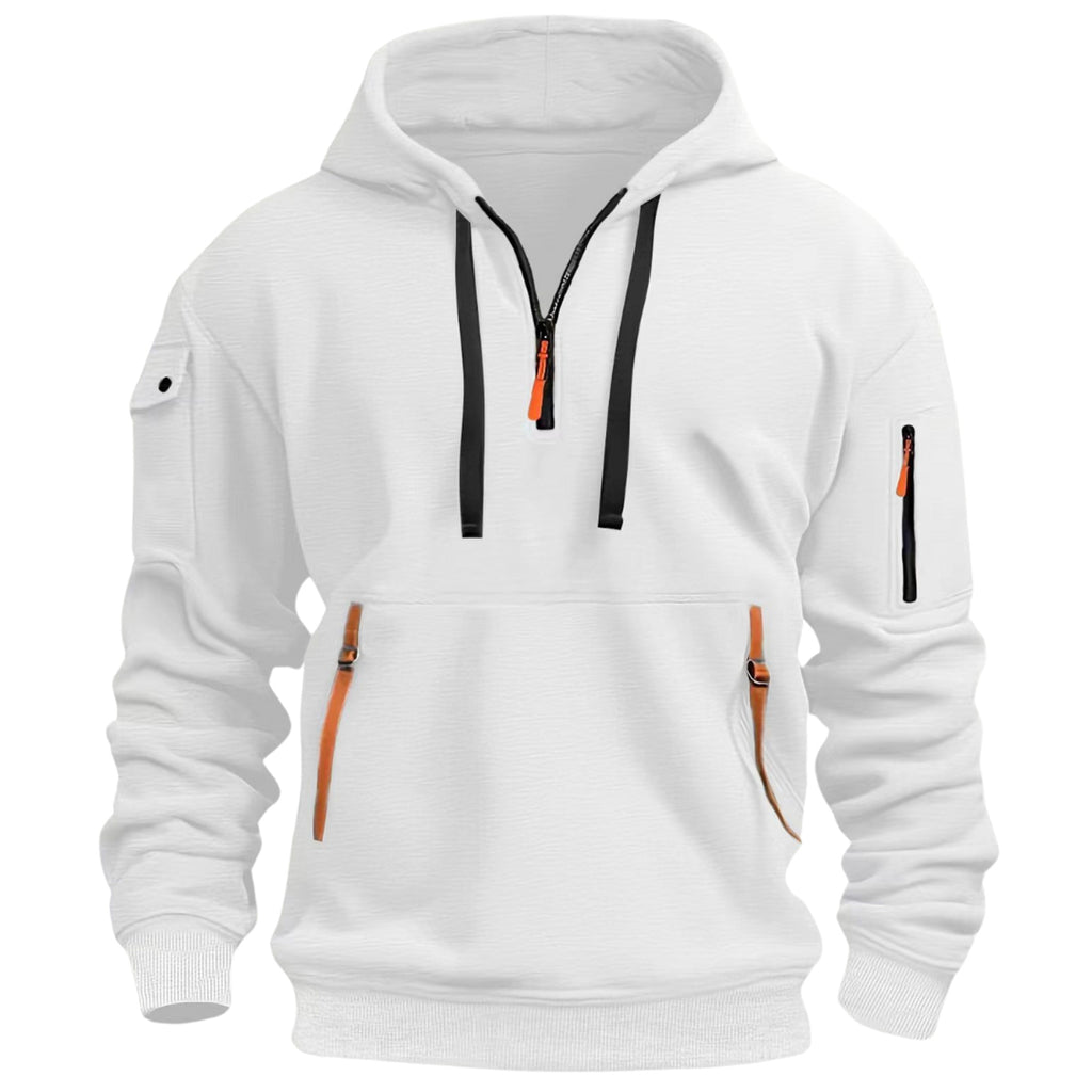 Men's Hoodie with Relaxed Fit and Pockets - Image 7