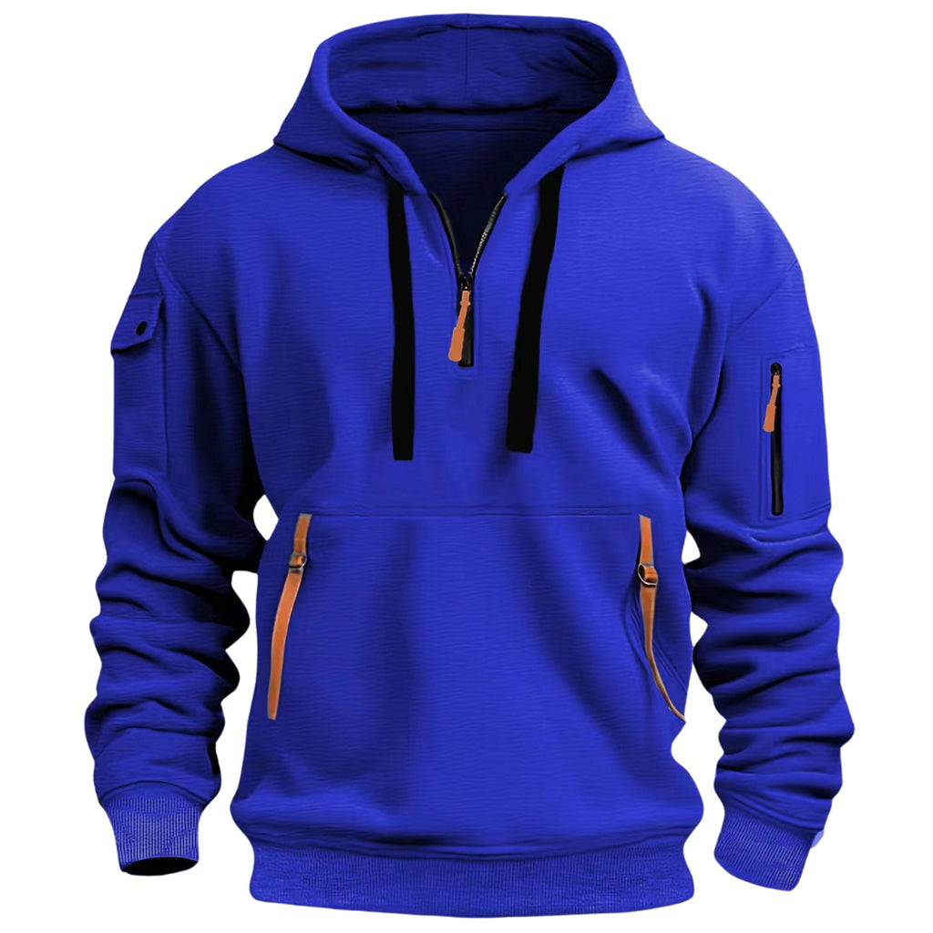Men's Hoodie with Relaxed Fit and Pockets - Image 8