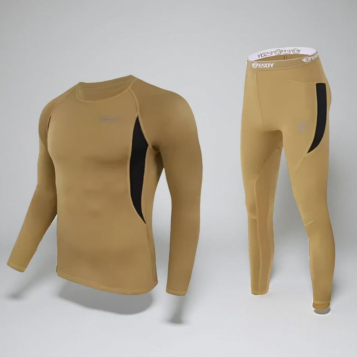 Men's Long Johns Set with Moisture Control Base and Top - Image 4