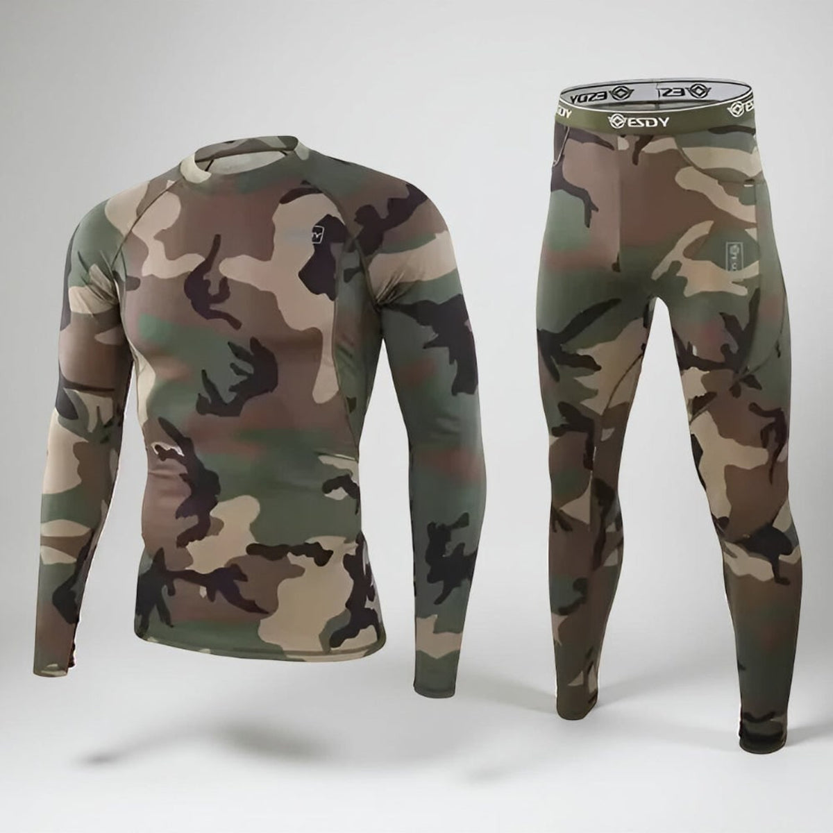 Men's Long Johns Set with Moisture Control Base and Top - Image 7