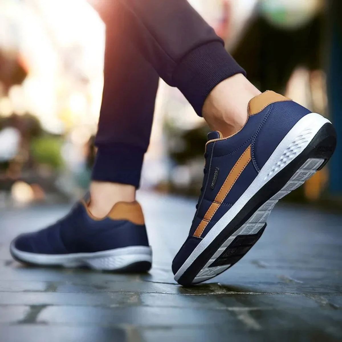 Men's Orthopedic Shoes with Supportive Casual Sneakers and Lace-Up - Image 2