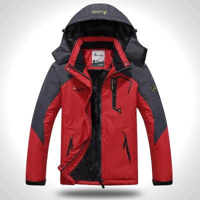 Men's Outdoor Jacket with Thermal Lining and Waterproof Shell - Image 3