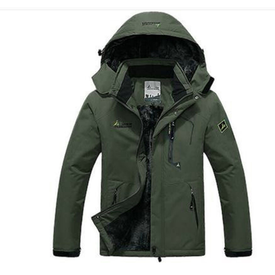 Men's Outdoor Jacket with Thermal Lining and Waterproof Shell - Image 5