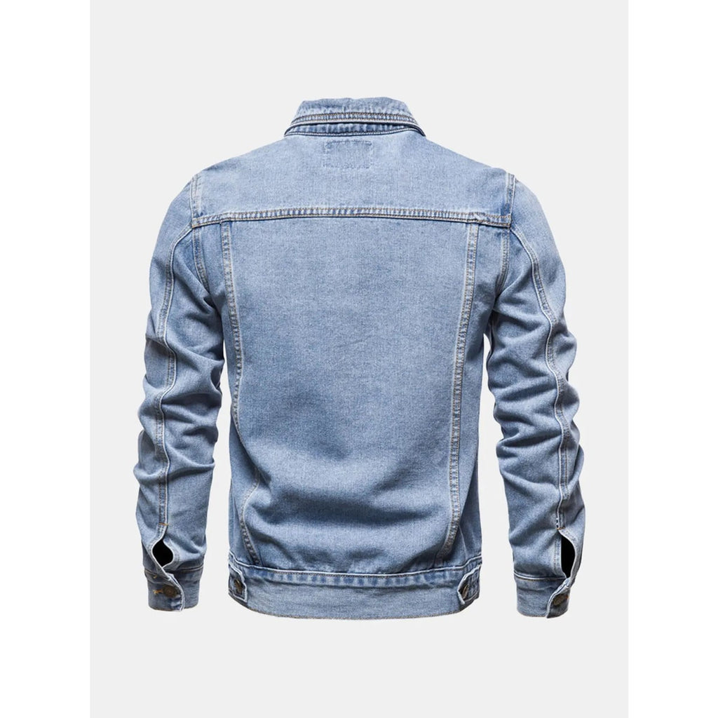 Men's Outerwear with Relaxed Jacket and Button Front - Image 5