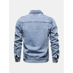 Men's Outerwear with Relaxed Jacket and Button Front - Image 5