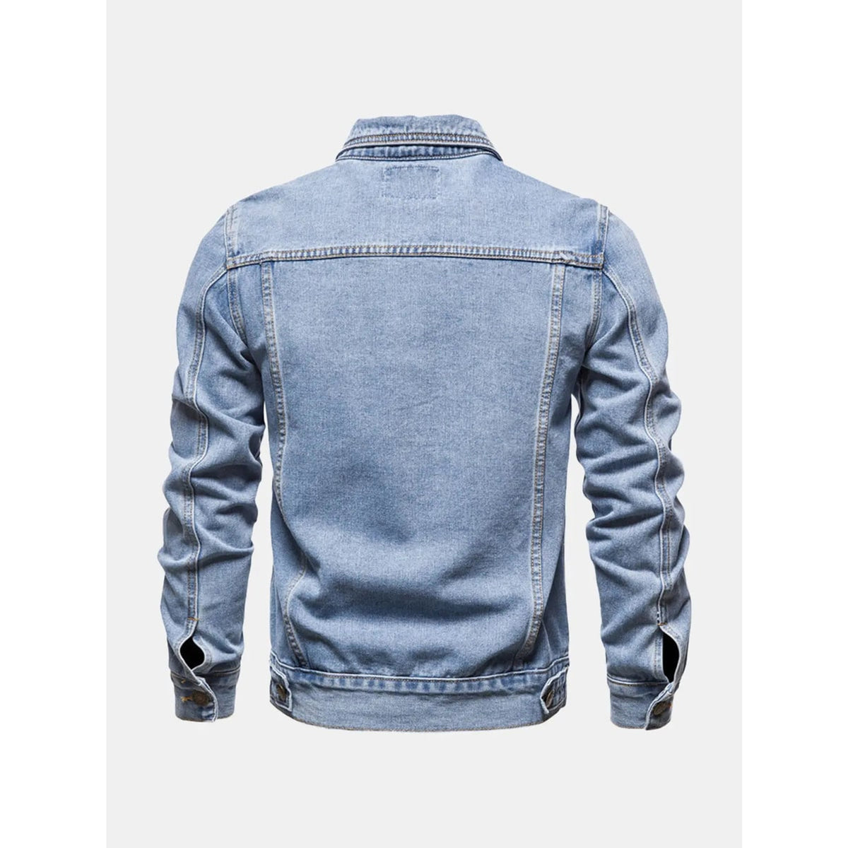 Men's Outerwear with Relaxed Jacket and Button Front - Image 5