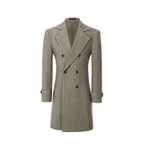 Men's Outerwear with Streamlined Long Coat and Double-Breasted Front - Image 30