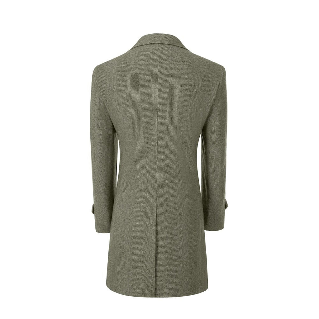 Men's Outerwear with Streamlined Long Coat and Double-Breasted Front - Image 45