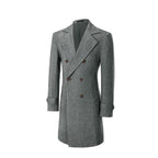 Men's Outerwear with Streamlined Long Coat and Double-Breasted Front - Image 49
