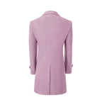 Men's Outerwear with Streamlined Long Coat and Double-Breasted Front - Image 81