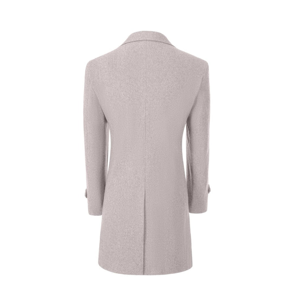 Men's Outerwear with Streamlined Long Coat and Double-Breasted Front - Image 99