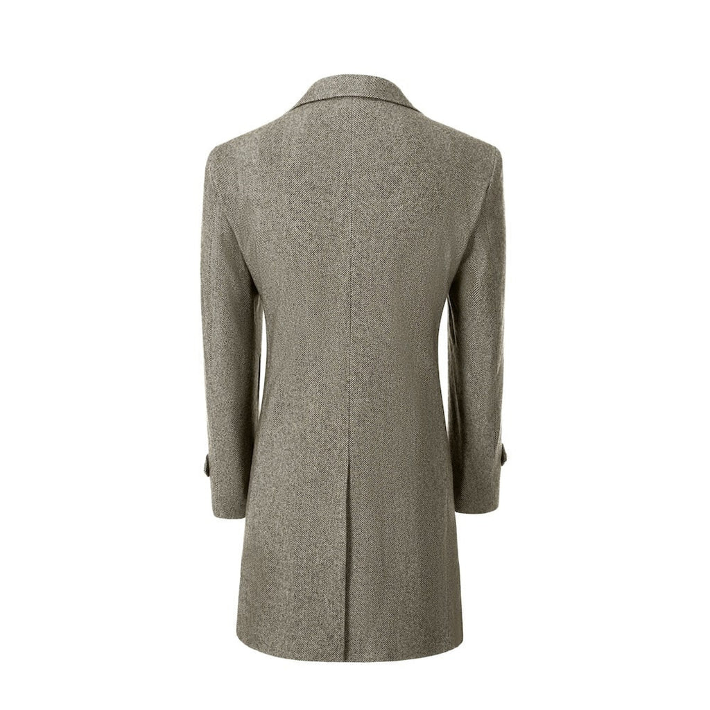 Men's Outerwear with Streamlined Long Coat and Double-Breasted Front - Image 33