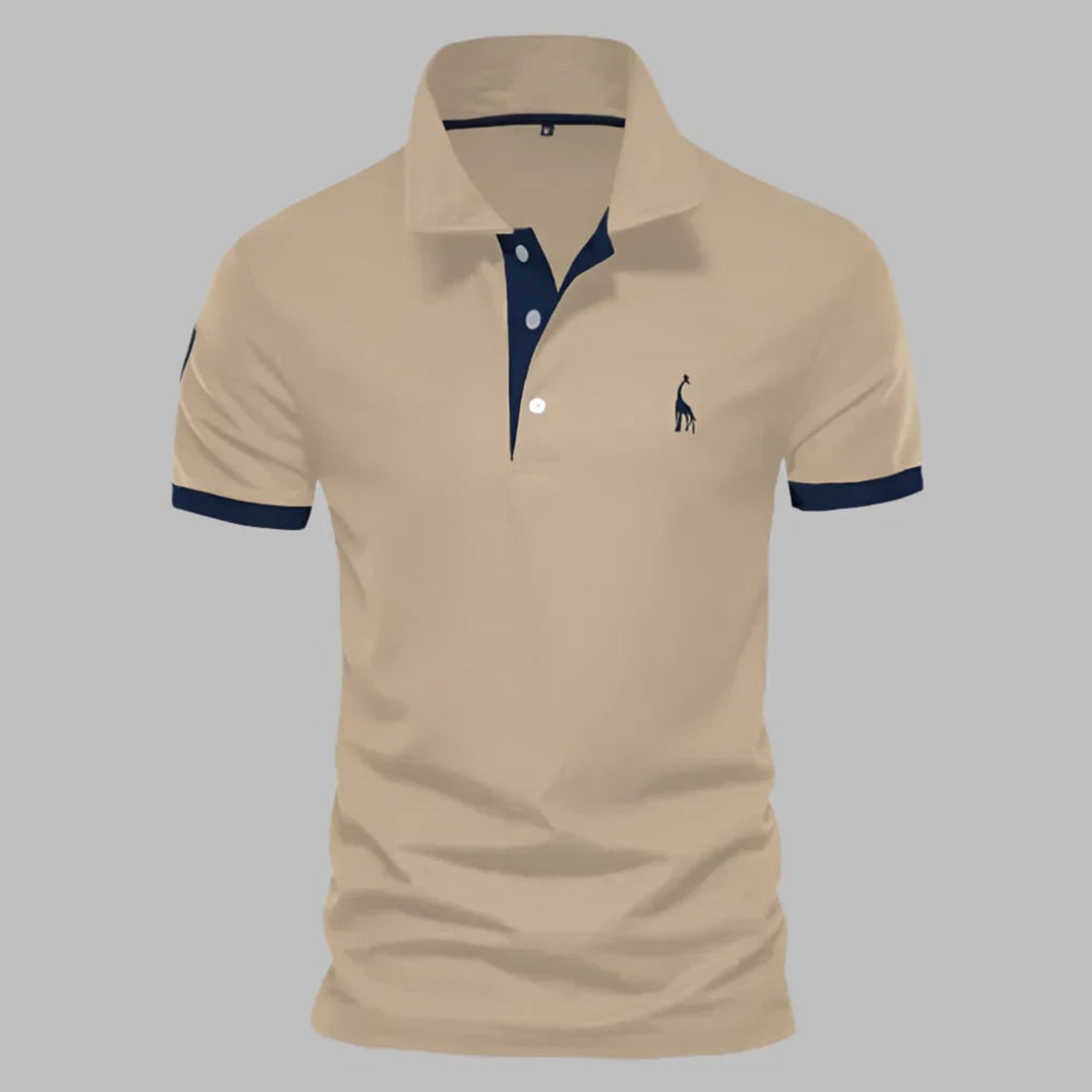 Men's Polo Shirt with Streamlined Tailored Fit and Button Placket - Image 6