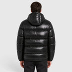 Men's Puffer Jacket with Insulated Hooded Design and Elasticated Cuffs - Image 6