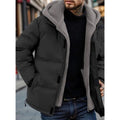 Men's Puffer Jacket with Secure Street Style and Hooded - Image 1