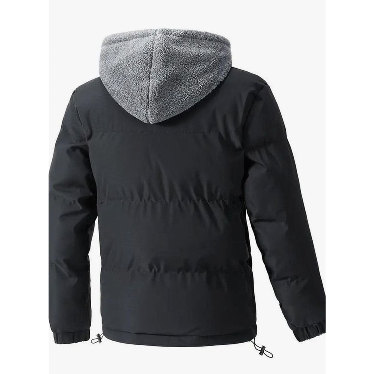 Men's Puffer Jacket with Secure Street Style and Hooded - Image 3