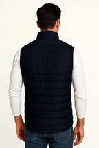 Men's Puffer Vest with Warm Sleeveless Jacket and Stand Collar - Image 2