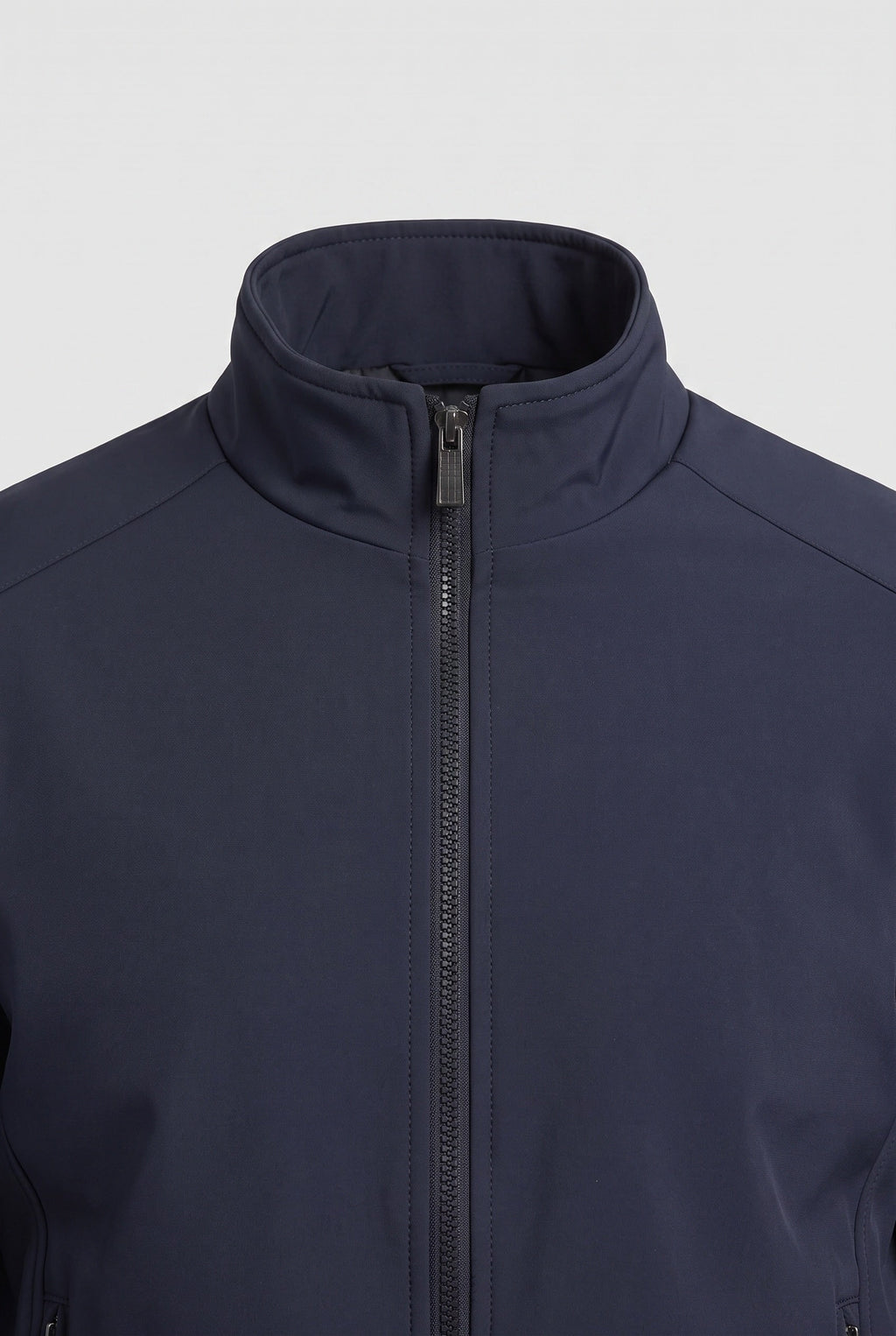 Men's Waterproof Jacket Streamlined Bomber Full-Zip With Ribbed Cuffs - Image 3
