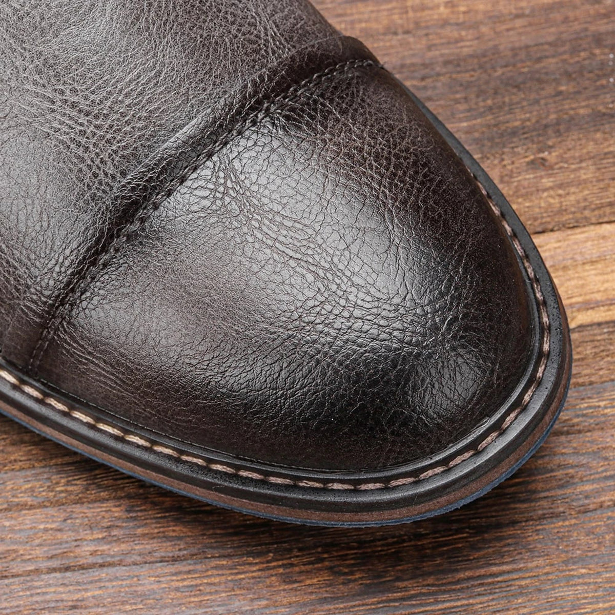 Men's Winter Boots with Zippered Utility Ankle and Lace-Up - Image 7