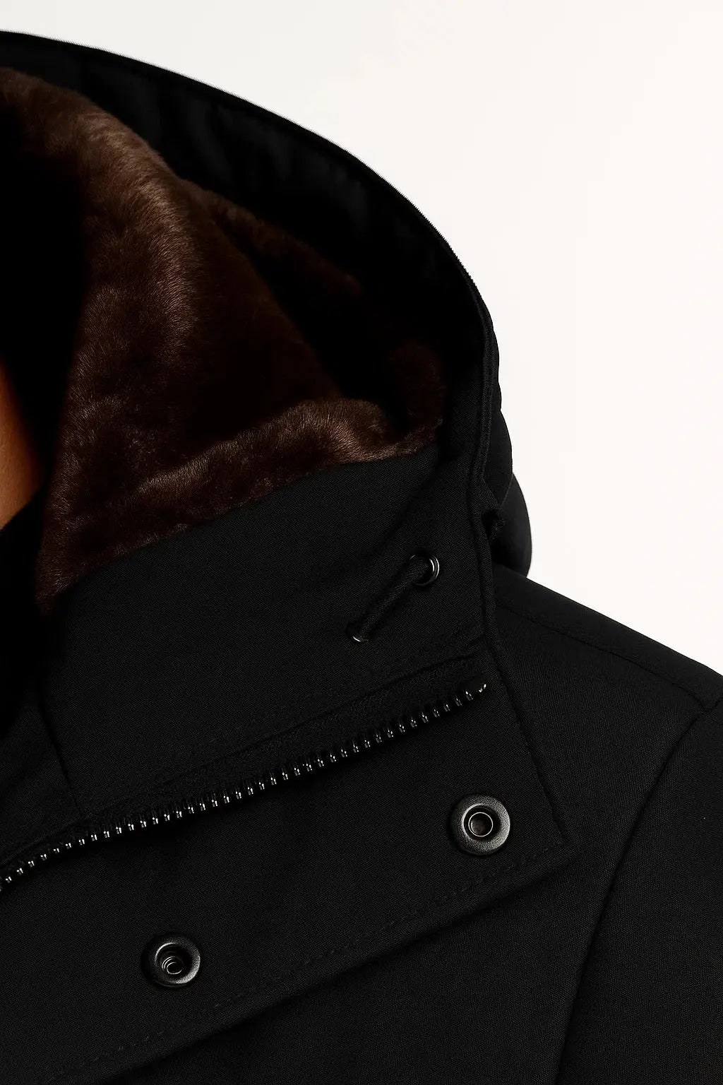 Men's Winter Jacket with Thick Padded Oversized-Fit and Hood - Image 2