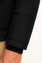 Men's Winter Jacket with Thick Padded Oversized-Fit and Hood - Image 3