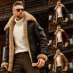 Men's Winter Jacket with Warm Fleece Lining and Detachable Hood - Image 1