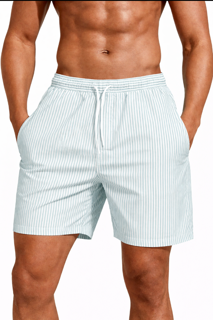 NOVA | Men’s Quick Dry Swim Shorts – Lightweight Beach Shorts with Elastic Waist