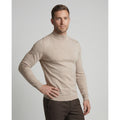 Merino Wool Turtleneck Sweater with Temperature Control Knit and Collar - Image 1