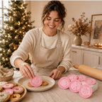 Merrymould 3D Embossing Christmas Cookie Stamp Set With 9 Festive Designs - Image 3