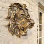 Metal Lion Head Wall Decoration Elegant And Strong For Indoor And Outdoor Use - Image 4