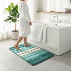 Microfiber Bath Mat With Quick-Dry Eco-Friendly Absorbency And Non-Slip Tpr Backing - Image 2