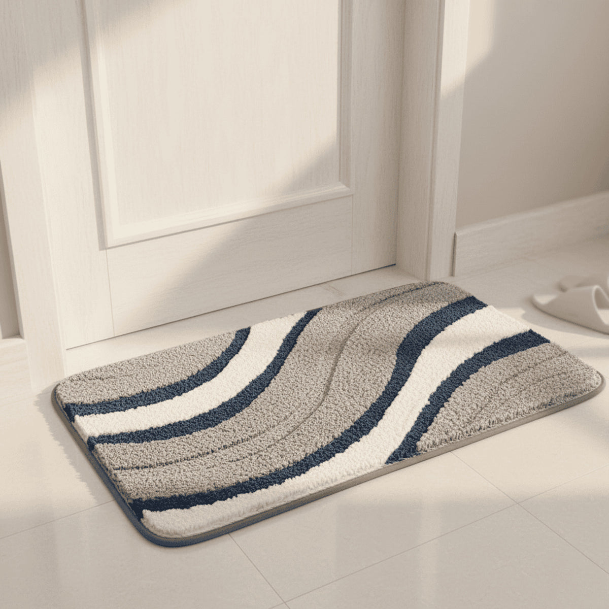 Microfiber Bath Mat With Quick-Dry Eco-Friendly Absorbency And Non-Slip Tpr Backing - Image 7