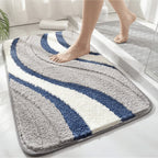 Microfiber Bath Mat With Quick-Dry Eco-Friendly Absorbency And Non-Slip Tpr Backing - Image 8