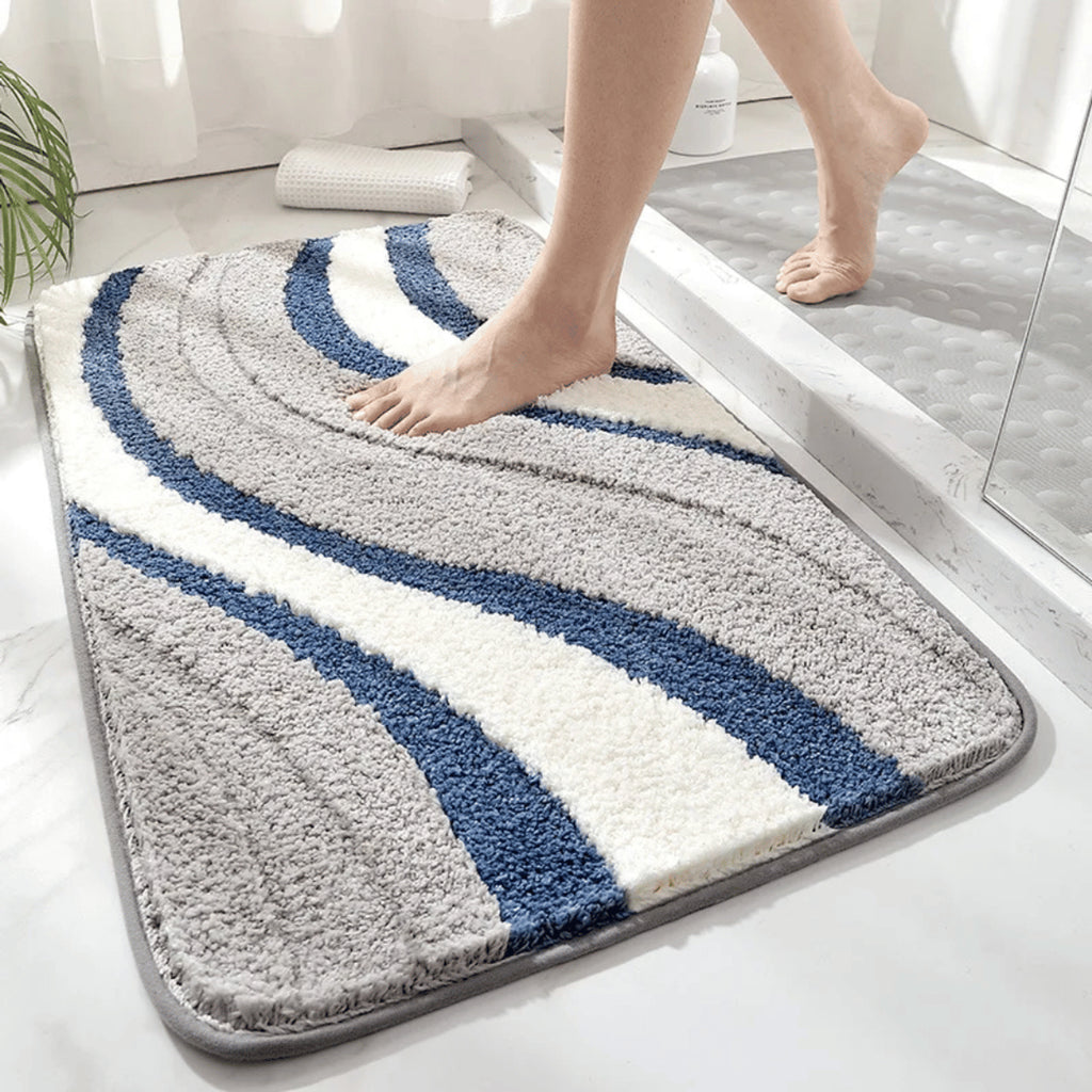Microfiber Bath Mat With Quick-Dry Eco-Friendly Absorbency And Non-Slip Tpr Backing - Image 4