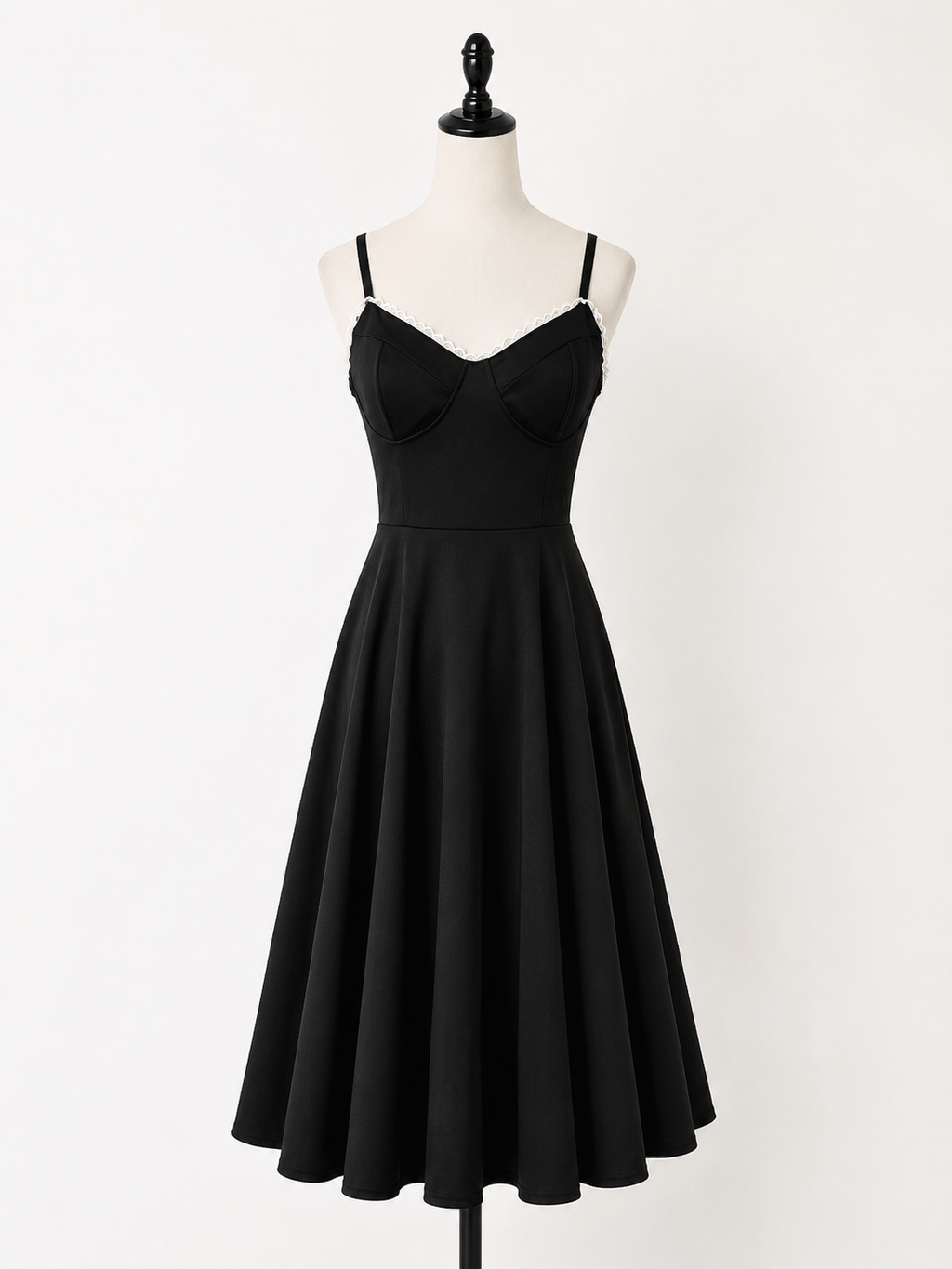 NOVA | Wedding Guest Midi Dress with Flared Skirt for Women