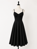 NOVA | Wedding Guest Midi Dress with Flared Skirt for Women