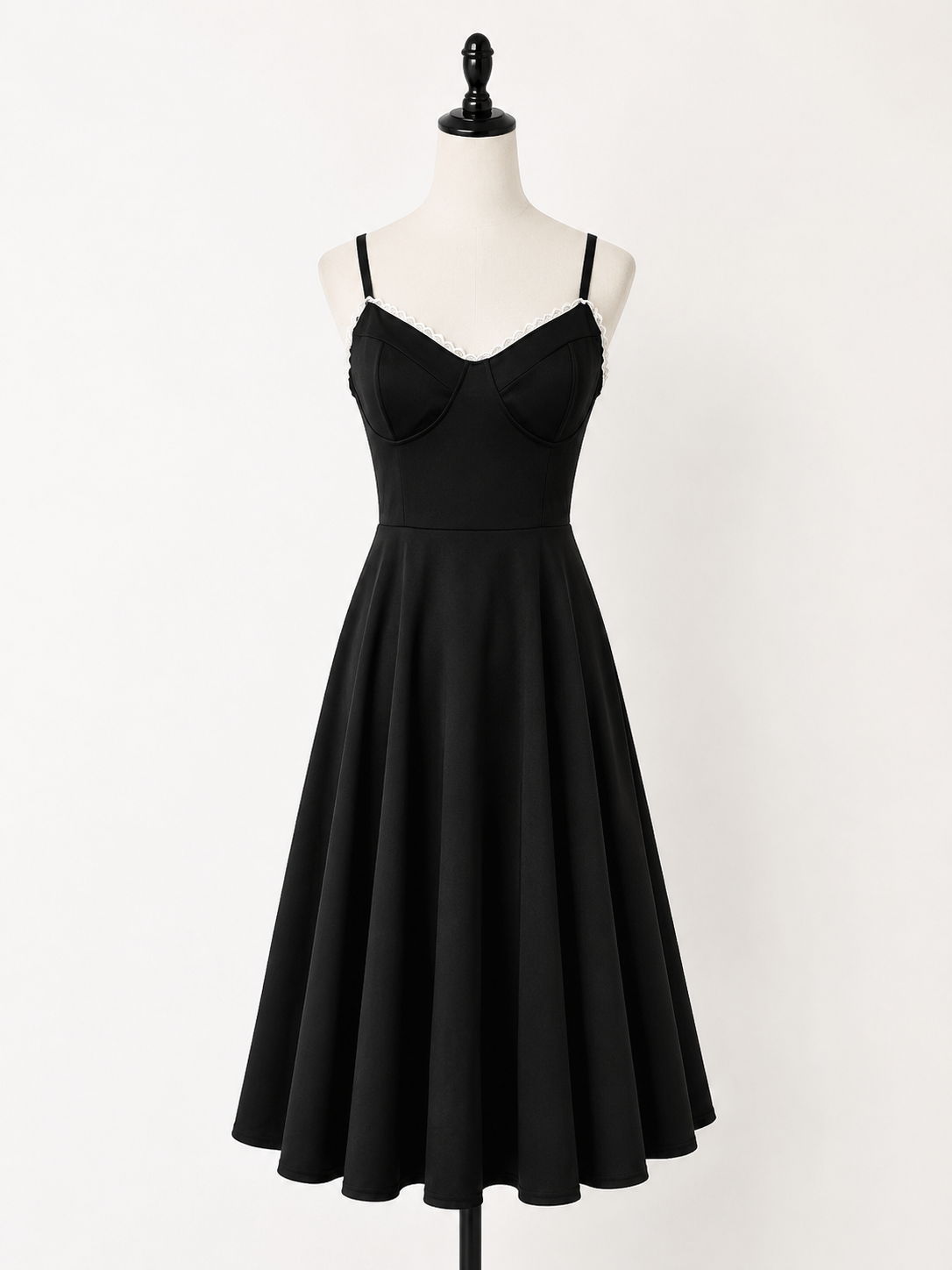 NOVA | Wedding Guest Midi Dress with Flared Skirt for Women
