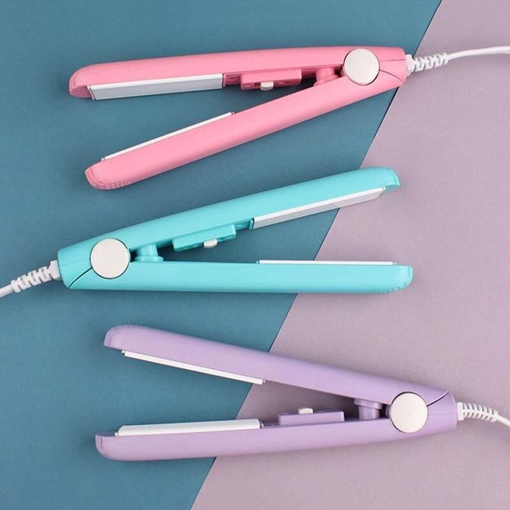 Mini Hair Straightener 2-in-1 Styling Tool With Ceramic Gentle Heat - Image 2