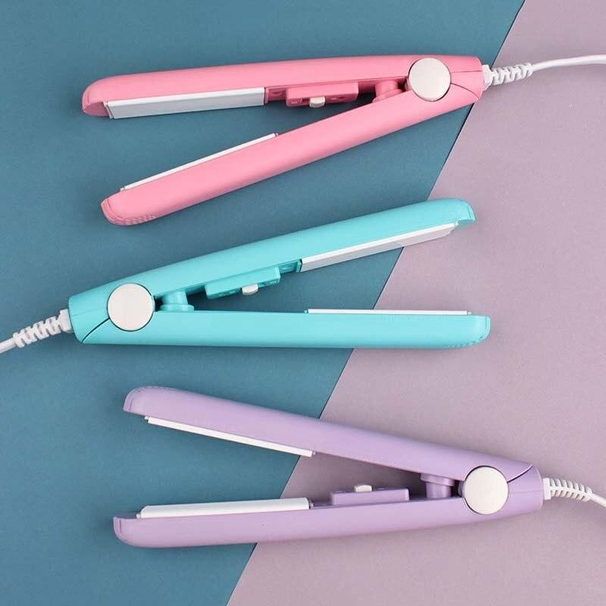 Mini Hair Straightener 2-in-1 Styling Tool With Ceramic Gentle Heat - Image 2