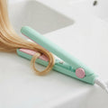 Mini Hair Straightener & Curling Iron 3-in-1 Styling Tool With Tourmaline Ceramic Plates - Image 1