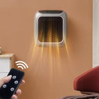 Mini Wall Plug Heater With 800W Adjustable Thermostat 12-Hour Timer Whisper-Quiet Operation - Image 2