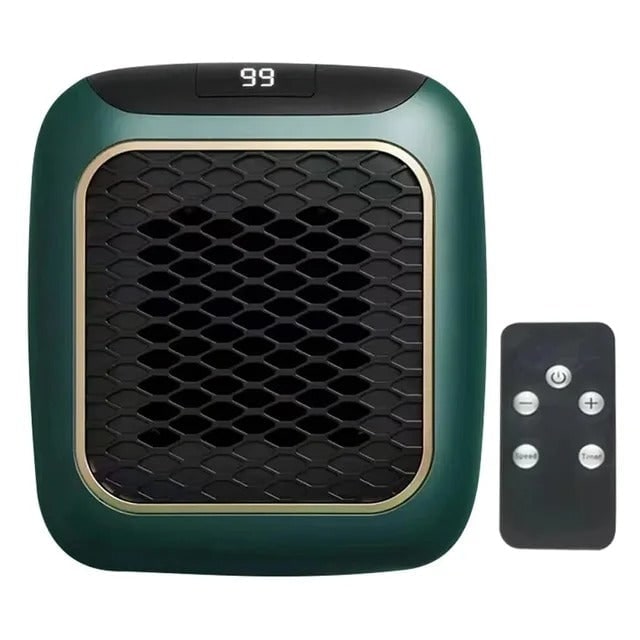 Mini Wall Plug Heater With 800W Adjustable Thermostat 12-Hour Timer Whisper-Quiet Operation - Image 5