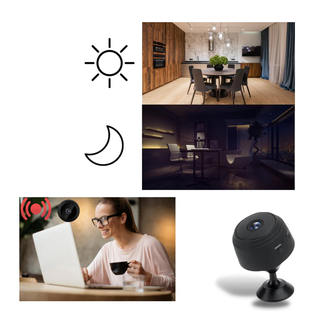Mini Wireless Surveillance Camera With Night Vision Motion Detection And WiFi Connectivity - Image 5