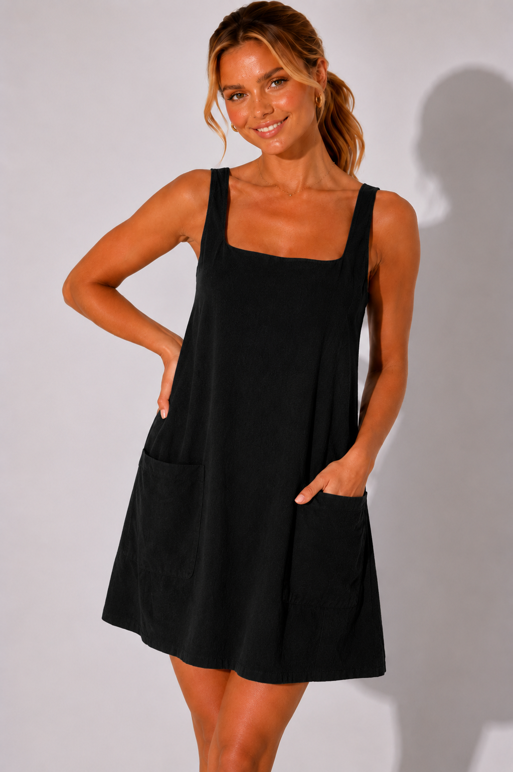 NOVA | Women's Sleeveless Mini Dress with Pockets | Casual Summer Dress
